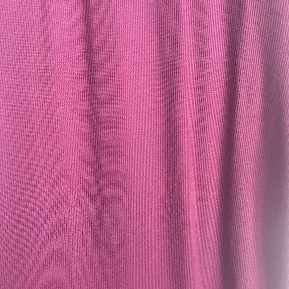 Marine layer Mock Neck Maroon Lexi Ribbed Midi dress - Picture 2 of 7